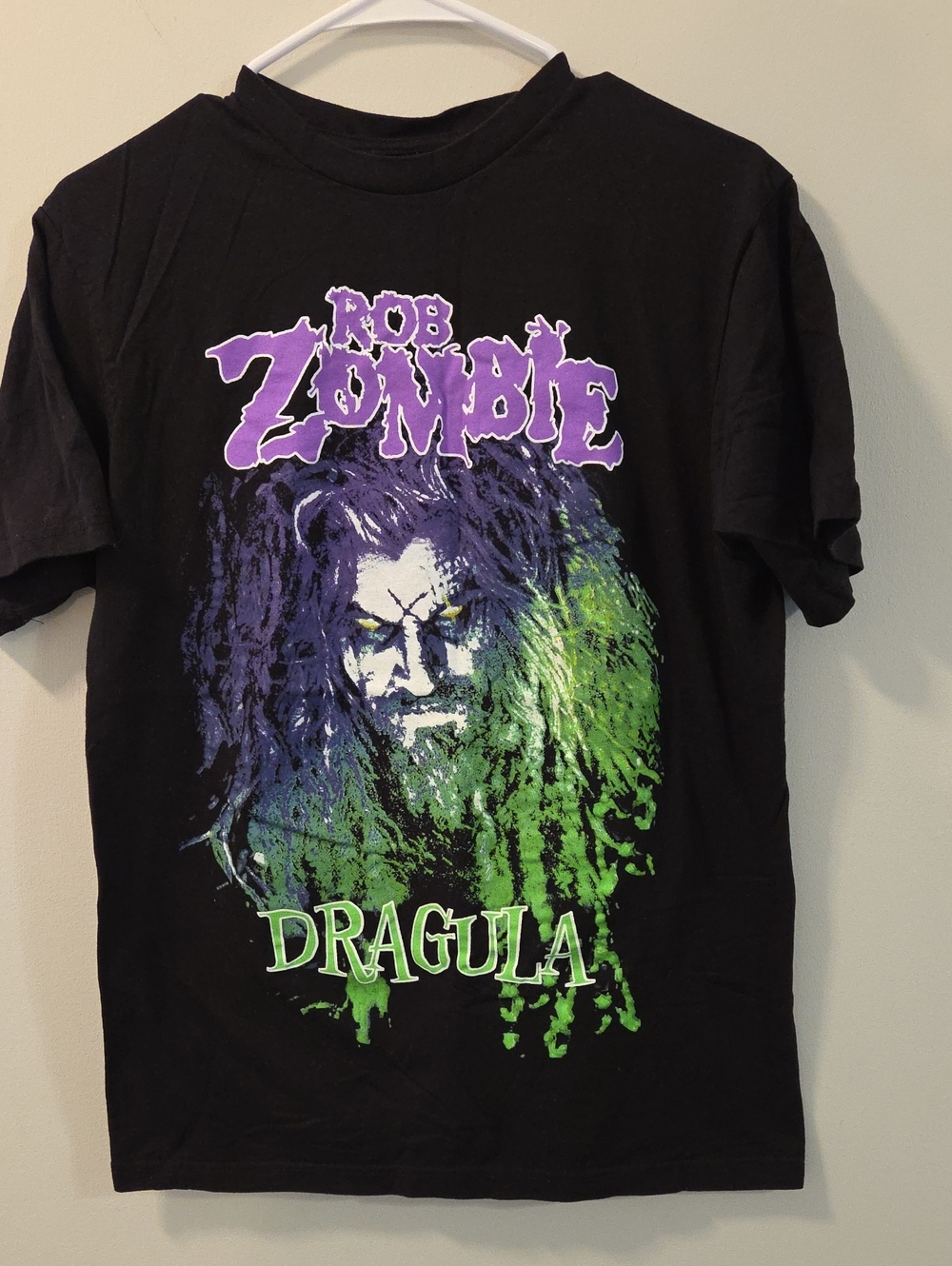 Rob Zombie Dragula Graphic Tee - Black with Purple & Green Print